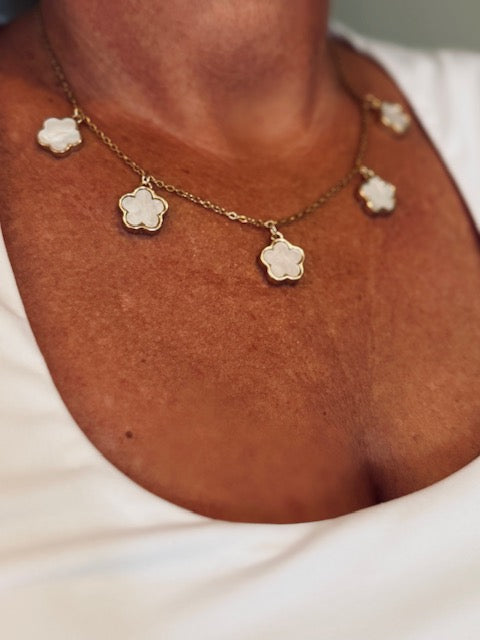 Collier Fleur Dorée
