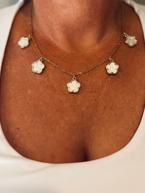 Collier Fleur Dorée