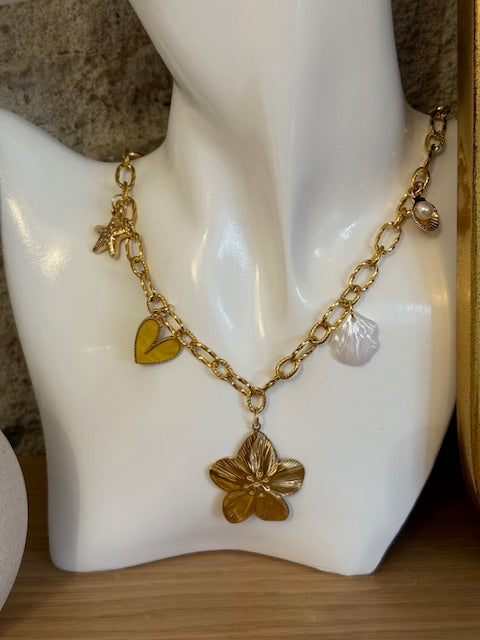 Collier Soleil d'or