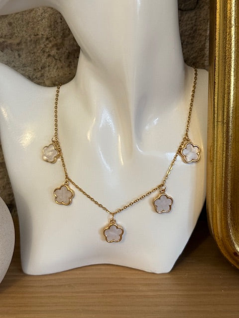 Collier Fleur Dorée