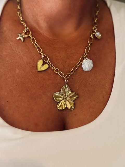 Collier Soleil d'or